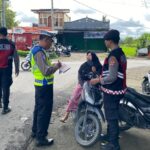 Tekan Kecelakaan, Tim Gabungan Gelar Giat Stasioner di Lombok Barat