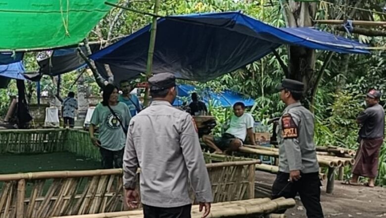 Gerebek Judi Sabung Ayam, Polsek Kuripan Imbau Warga Jaga Kamtibmas