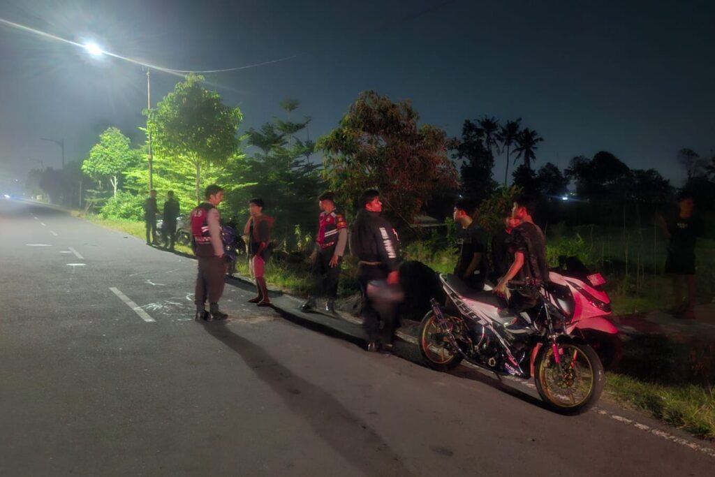 Cegah Balap Liar, Sat Samapta Polres Lobar Sisir Jalur Bypass